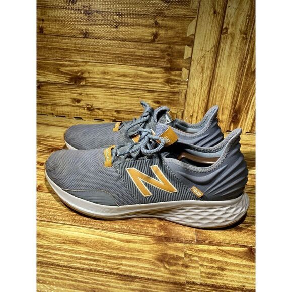 NEW BALANCE ROAV Fresh Foam Gray Running Athletic Shoes MROAVBG Men's Size 17 D - Picture 4 of 7